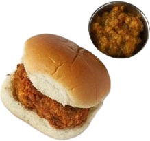 a sandwich with a sandwich and a bowl of sauce.jpg